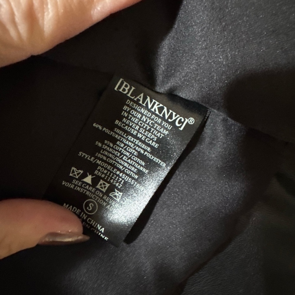 Women's Black Faux Leather Jacket - Picture 6 of 8
